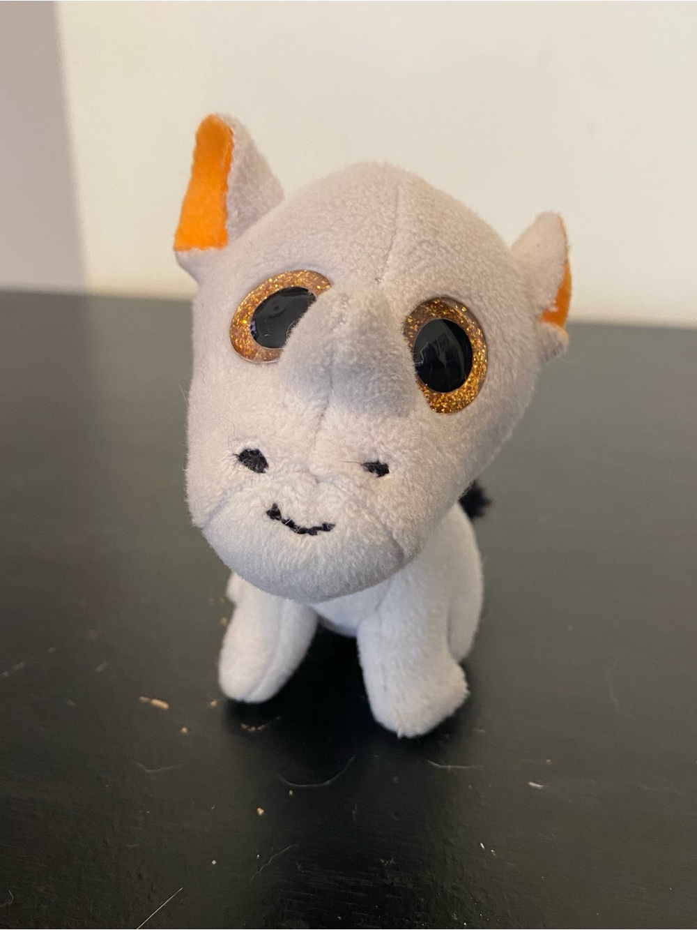 TY Teenie Beanie Boos Spike Gray Rhino Plush 2017 McDonalds Happy Meal Toy